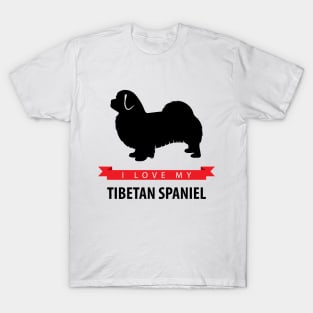 I Love My Tibetan Spaniel T-Shirt